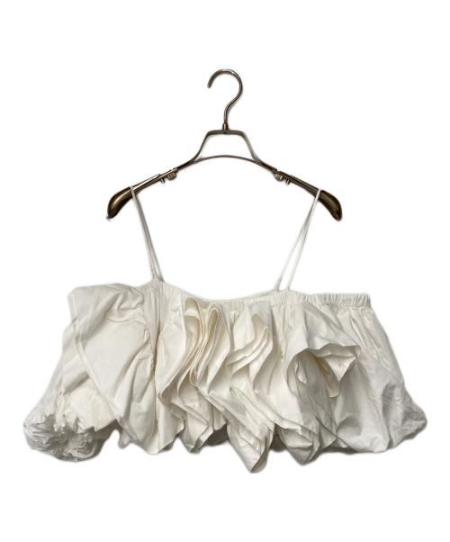 Andequal（アンドコール）Andequal (アンドコール) volume off shoulder blouse ホワイト サイズ:FREEの古着・服飾アイテム