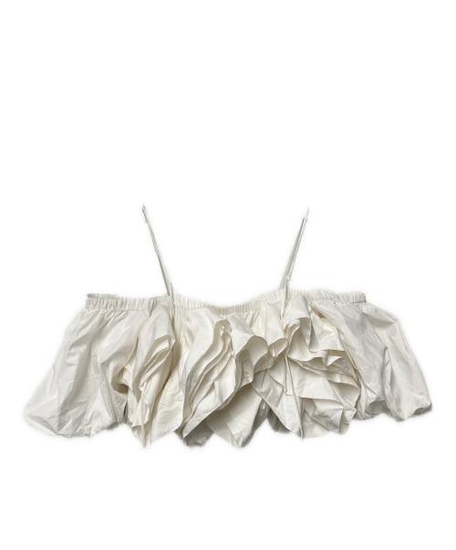 Andequal（アンドコール）Andequal (アンドコール) volume off shoulder blouse ホワイト サイズ:FREEの古着・服飾アイテム