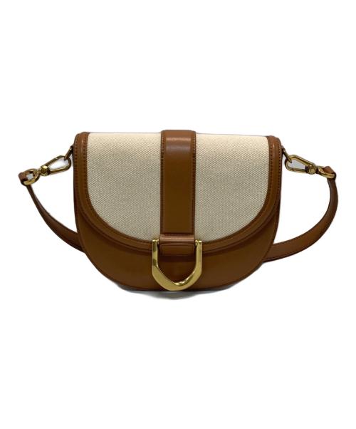 CHARLES & KEITH（チャールズアンドキース）CHARLES & KEITH (チャールズアンドキース) ショルダーバッグ ブラウン×ベージュの古着・服飾アイテム