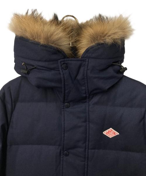 DANTON（ダントン）DANTON (ダントン) 別注ファーダウンコート ネイビー サイズ:36の古着・服飾アイテム