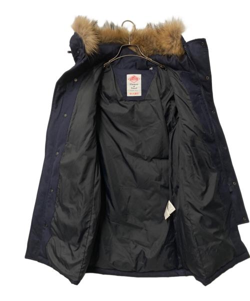 DANTON（ダントン）DANTON (ダントン) 別注ファーダウンコート ネイビー サイズ:36の古着・服飾アイテム