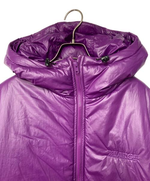 X-LARGE（エクストララージ）X-LARGE (エクストララージ) QUILTING LOGO HOODED PUFFER JACKET パープル サイズ:Lの古着・服飾アイテム