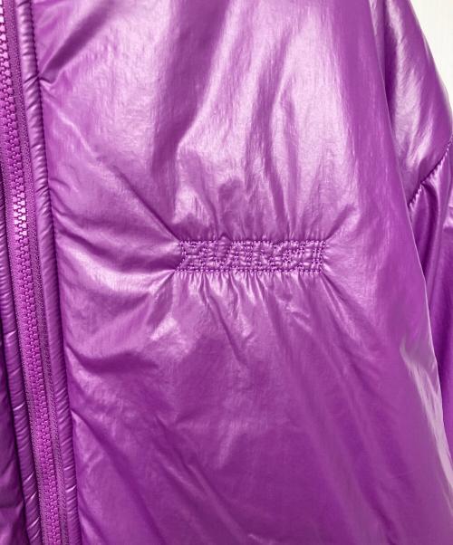 X-LARGE（エクストララージ）X-LARGE (エクストララージ) QUILTING LOGO HOODED PUFFER JACKET パープル サイズ:Lの古着・服飾アイテム