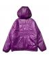 X-LARGE (エクストララージ) QUILTING LOGO HOODED PUFFER JACKET パープル サイズ:L：10000円