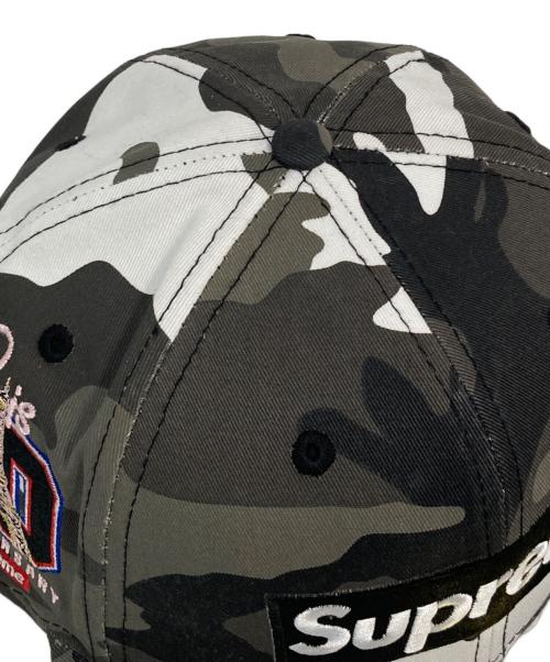 New Era（ニューエラ）New Era (ニューエラ) SUPREME (シュプリーム) Shop Box Logo 59Fifty Fitted Hat カーキ×ホワイト 未使用品の古着・服飾アイテム