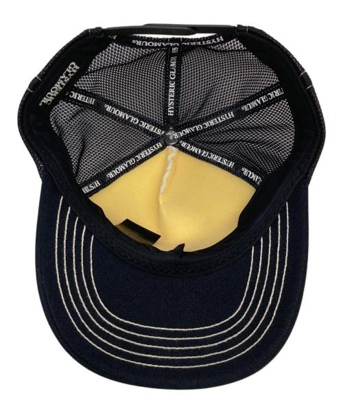Hysteric Glamour（ヒステリックグラマー）Hysteric Glamour (ヒステリックグラマー) Speedster Mesh Cap ブラック サイズ:FREEの古着・服飾アイテム