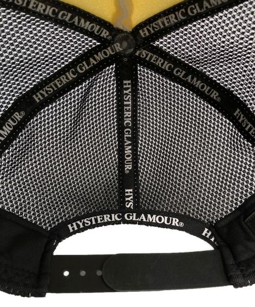 Hysteric Glamour（ヒステリックグラマー）Hysteric Glamour (ヒステリックグラマー) Speedster Mesh Cap ブラック サイズ:FREEの古着・服飾アイテム