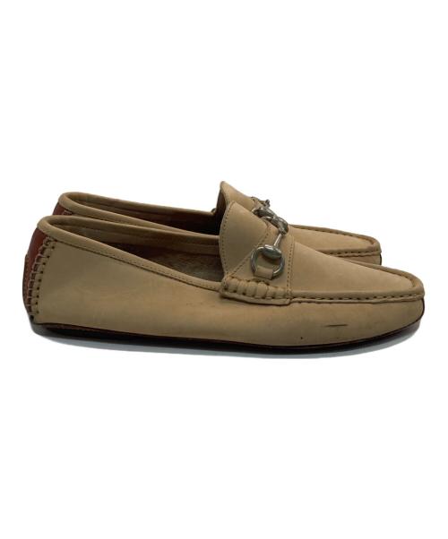 GUCCI（グッチ）GUCCI (グッチ) ビットローファー ベージュ サイズ:1 1/2の古着・服飾アイテム