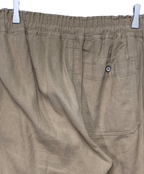 hobo（ホボ）hobo (ホボ) ARTISAN EASY PANTS LINEN COTTON TWILL HAND DYED ベージュ サイズ:Mの古着・服飾アイテム