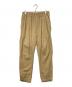 hobo（ホボ）の古着「ARTISAN EASY PANTS LINEN COTTON TWILL HAND DYED」｜ベージュ