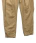 中古・古着 hobo (ホボ) ARTISAN EASY PANTS LINEN COTTON TWILL HAND DYED ベージュ サイズ:M：4000円
