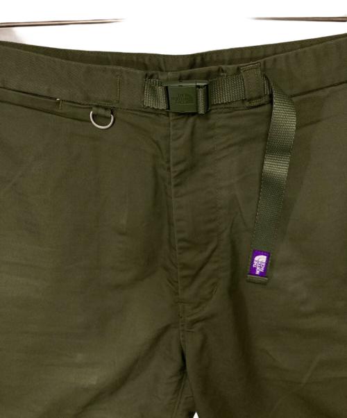 THE NORTHFACE PURPLELABEL（ザ・ノースフェイス パープルレーベル）THE NORTHFACE PURPLELABEL (ザ・ノースフェイス パープルレーベル) Stretch Twill Shorts カーキ サイズ:34の古着・服飾アイテム