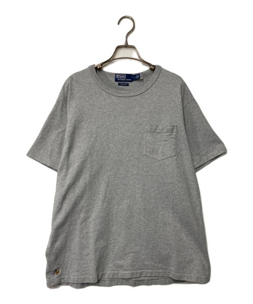 POLO RALPH LAUREN（ポロ・ラルフローレン）POLO RALPH LAUREN (ポロ・ラルフローレン) ポケットTシャツ グレー サイズ:Ｍの古着・服飾アイテム