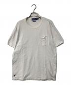 POLO RALPH LAURENポロ・ラルフローレン）の古着「ポケットTシャツ」｜ホワイト