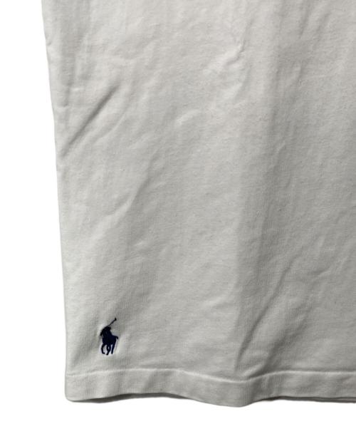 POLO RALPH LAUREN（ポロ・ラルフローレン）POLO RALPH LAUREN (ポロ・ラルフローレン) ポケットTシャツ ホワイト サイズ:Ｍの古着・服飾アイテム