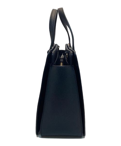 Kate Spade（ケイトスペード）Kate Spade (ケイトスペード) 2WAYショルダーバッグ ピンクベージュ×ブラックの古着・服飾アイテム