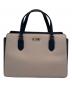 Kate Spade（ケイトスペード）の古着「2WAYショルダーバッグ」｜ピンクベージュ×ブラック