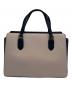 Kate Spade (ケイトスペード) 2WAYショルダーバッグ ピンクベージュ×ブラック：6000円
