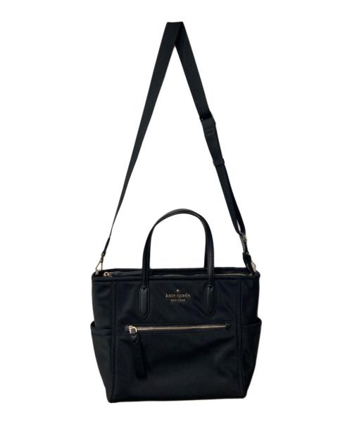 Kate Spade（ケイトスペード）Kate Spade (ケイトスペード) 2WAYバッグ ブラックの古着・服飾アイテム