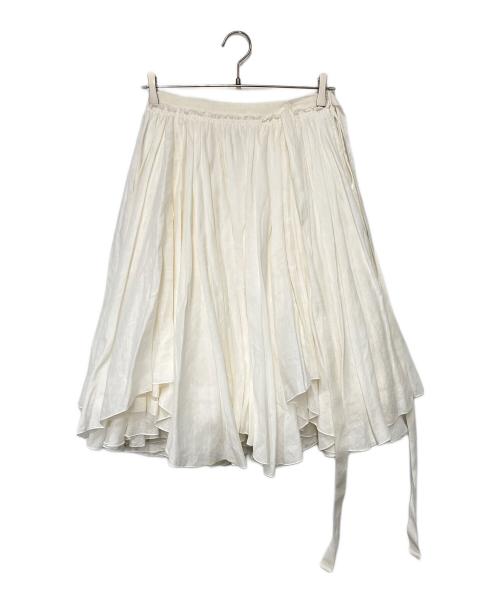 FOXEY（フォクシー）FOXEY (フォクシー) リネン チュールスカート ホワイト サイズ:38の古着・服飾アイテム