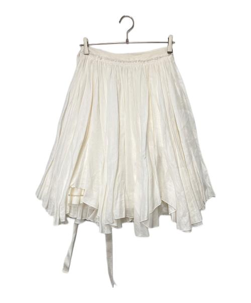 FOXEY（フォクシー）FOXEY (フォクシー) リネン チュールスカート ホワイト サイズ:38の古着・服飾アイテム