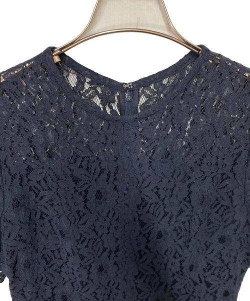 CELFORD（セルフォード）CELFORD (セルフォード) ラッセルレースワンピース ネイビー サイズ:36の古着・服飾アイテム