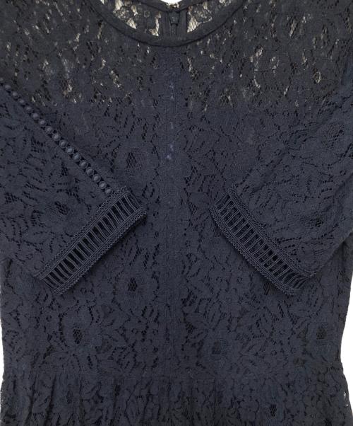 CELFORD（セルフォード）CELFORD (セルフォード) ラッセルレースワンピース ネイビー サイズ:36の古着・服飾アイテム