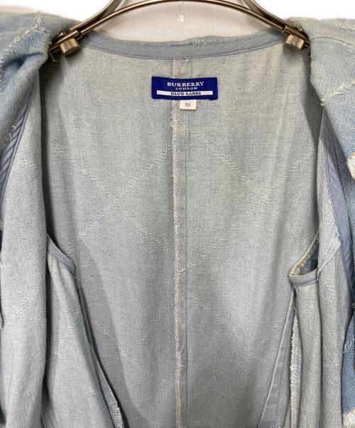 BURBERRY BLUE LABEL（バーバリー ブルー レーベル）BURBERRY BLUE LABEL (バーバリー ブルー レーベル) ノースリーブワンピース インディゴ サイズ:38の古着・服飾アイテム