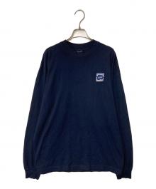 LQQK STUDIO（ルックスタジオ）の古着「LONG SLEEVE BRICK LOGO」｜ネイビー