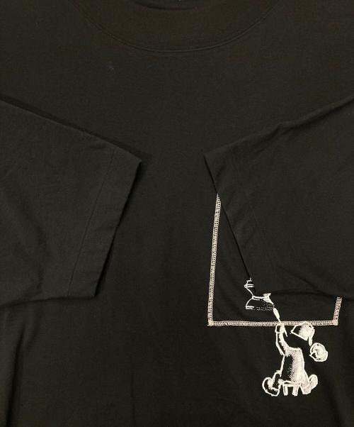 SHINYA KOZUKA（シンヤコズカ）SHINYA KOZUKA (シンヤコズカ) DAVID TEE ブラック サイズ:Ｍの古着・服飾アイテム