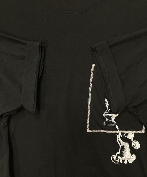 SHINYA KOZUKA（シンヤコズカ）SHINYA KOZUKA (シンヤコズカ) DAVID TEE ブラック サイズ:Ｍの古着・服飾アイテム