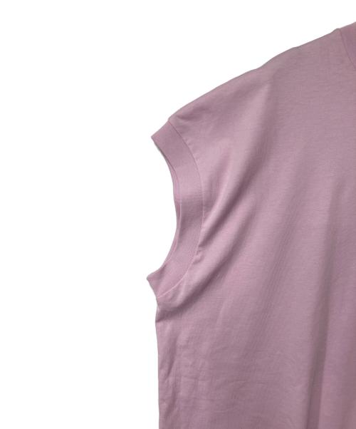 RE-PURPOSE（リパーパス）RE-PURPOSE (リパーパス) sleeveless pkt tee ピンク サイズ:Ｍの古着・服飾アイテム