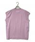 RE-PURPOSE (リパーパス) sleeveless pkt tee ピンク サイズ:Ｍ：4000円