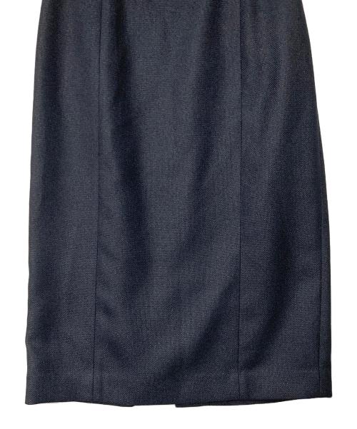 ANAYI（アナイ）ANAYI (アナイ) リネン調バスケットタイトスカート ネイビー サイズ:38の古着・服飾アイテム