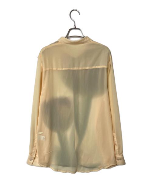 Knuth Marf（クヌースマーフ）Knuth Marf (クヌースマーフ) flower print sheer shirtchrome イエロー サイズ:Sの古着・服飾アイテム