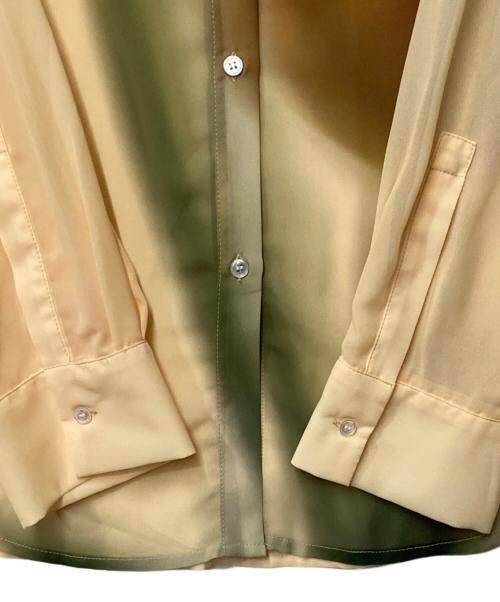 Knuth Marf（クヌースマーフ）Knuth Marf (クヌースマーフ) flower print sheer shirtchrome イエロー サイズ:Sの古着・服飾アイテム