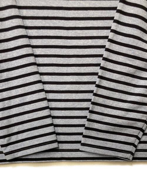 SAINT JAMES（セントジェームス）SAINT JAMES (セントジェームス) OUESSANT LOOSE カットソー ブルー×ネイビー サイズ:3の古着・服飾アイテム