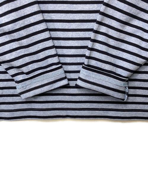 SAINT JAMES（セントジェームス）SAINT JAMES (セントジェームス) OUESSANT LOOSE カットソー ブルー×ネイビー サイズ:3の古着・服飾アイテム