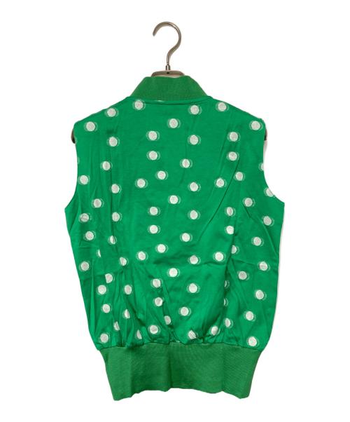 Christian Dior Sports（クリスチャン ディオールスポーツ）Christian Dior Sports (クリスチャン ディオールスポーツ) ノースリーブポロシャツ グリーン サイズ:Ｍの古着・服飾アイテム
