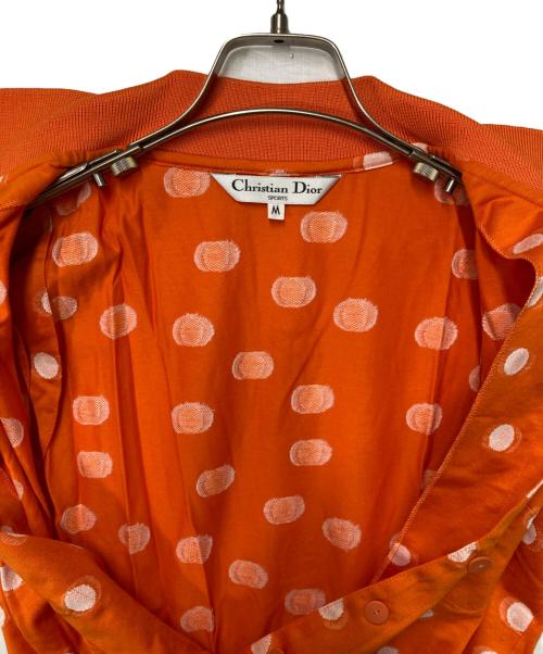 Christian Dior Sports（クリスチャン ディオールスポーツ）Christian Dior Sports (クリスチャン ディオールスポーツ) ノースリーブポロシャツ オレンジ サイズ:Ｍの古着・服飾アイテム