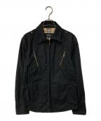 BURBERRY BLACK LABELバーバリーブラックレーベル）の古着「裏ノバチェック コットンジャケット」｜ブラック