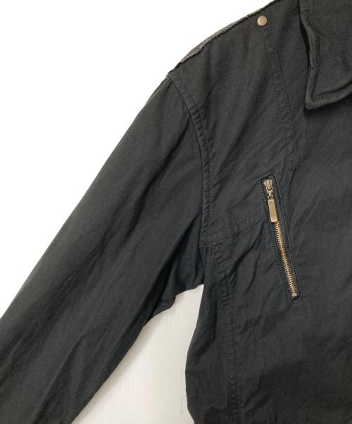 BURBERRY BLACK LABEL（バーバリーブラックレーベル）BURBERRY BLACK LABEL (バーバリーブラックレーベル) 裏ノバチェック コットンジャケット ブラック サイズ:Lの古着・服飾アイテム