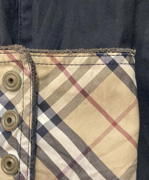 BURBERRY BLACK LABEL（バーバリーブラックレーベル）BURBERRY BLACK LABEL (バーバリーブラックレーベル) 裏ノバチェック コットンジャケット ブラック サイズ:Lの古着・服飾アイテム