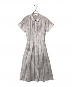 HER LIP TOハーリップトゥ）の古着「Eliza Croquis Floral Dress」｜ラベンダー