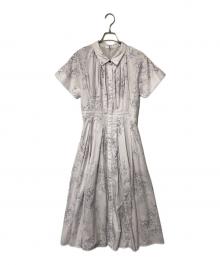 HER LIP TO（ハーリップトゥ）の古着「Eliza Croquis Floral Dress」｜ラベンダー