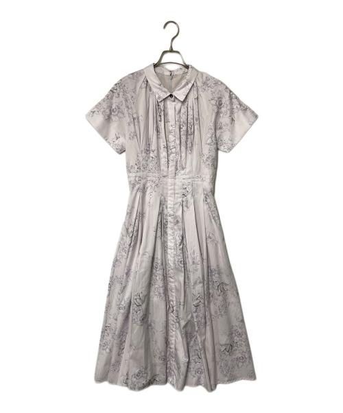 HER LIP TO（ハーリップトゥ）HER LIP TO (ハーリップトゥ) Eliza Croquis Floral Dress ラベンダー サイズ:Mの古着・服飾アイテム