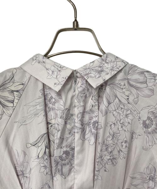 HER LIP TO（ハーリップトゥ）HER LIP TO (ハーリップトゥ) Eliza Croquis Floral Dress ラベンダー サイズ:Mの古着・服飾アイテム