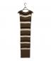 Her lip to (ハーリップトゥ) Cotton Striped Ribbed Knit Dress ブラウン サイズ:M：9000円