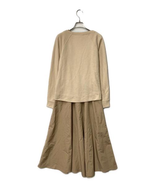 WEEKEND Max Mara（ウィークエンド マックスマーラ）WEEKEND Max Mara (ウィークエンド マックスマーラ) テクニカル ファブリック コットン ドレス ベージュ サイズ:Sの古着・服飾アイテム