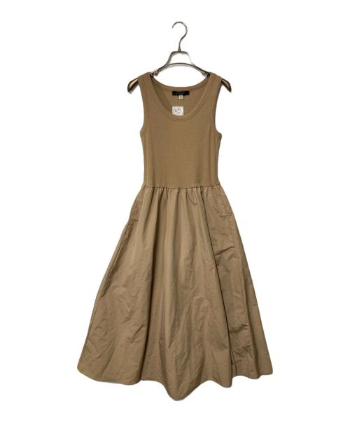 WEEKEND Max Mara（ウィークエンド マックスマーラ）WEEKEND Max Mara (ウィークエンド マックスマーラ) テクニカル ファブリック コットン ドレス ベージュ サイズ:Sの古着・服飾アイテム
